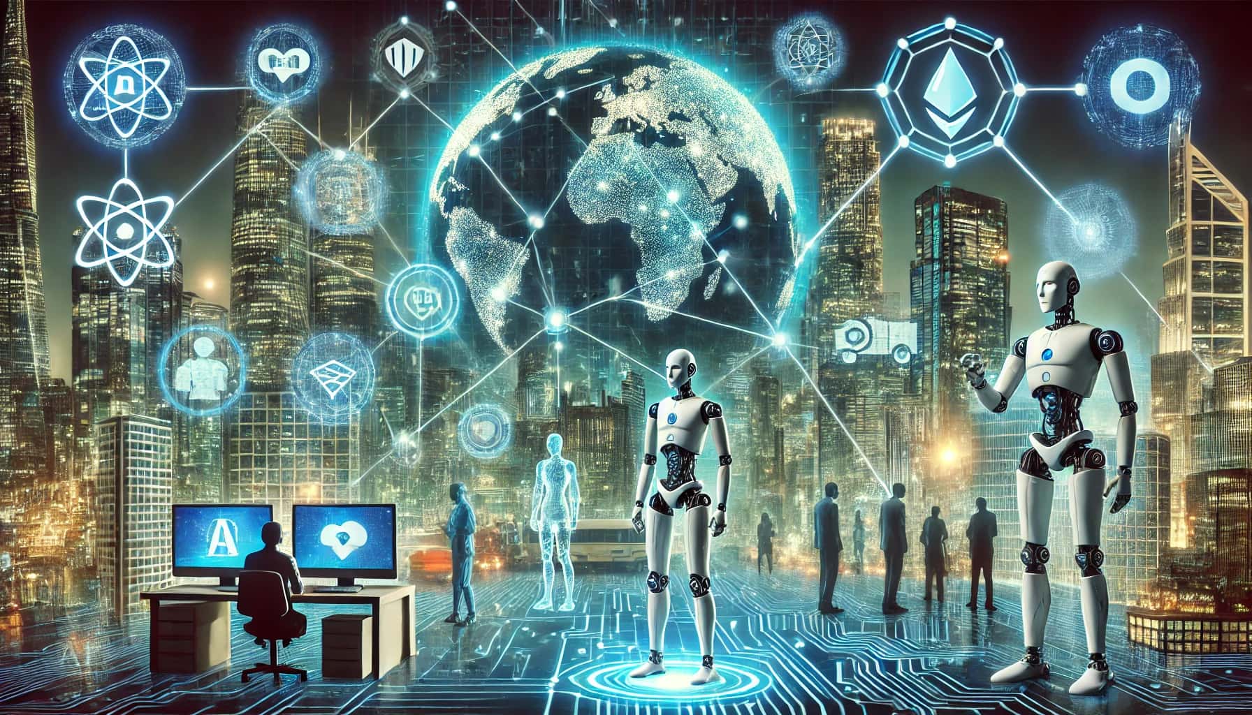 How blockchain and artificial intelligence changed the world